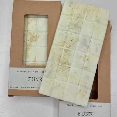Rockingflowers Ambientador de soja FUNK Colección Ambar 
